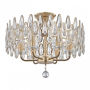 Люстра на штанге Arte Milano Sorrento-2009 372009/6/80/490 GD цвет плафона/подвески Прозрачный, цвет арматуры Золото-2