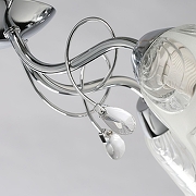 Люстра De City Моника 19 372015005 цвет плафона/подвески Прозрачный, цвет арматуры Хром-8