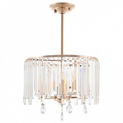 Люстра на штанге Arte Milano Sorrento-2509 372509/5/250/400 GD цвет плафона/подвески Прозрачный, цвет арматуры Золото
