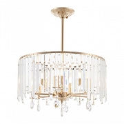 Люстра на штанге Arte Milano Sorrento-2509 372509/6/250/500 GD цвет плафона/подвески Прозрачный, цвет арматуры Золото-1