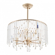 Люстра на штанге Arte Milano Sorrento-2509 372509/6/250/500 GD цвет плафона/подвески Прозрачный, цвет арматуры Золото-2