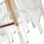Люстра на штанге Arte Milano Sorrento-2509 372509/6/250/500 GD цвет плафона/подвески Прозрачный, цвет арматуры Золото-3