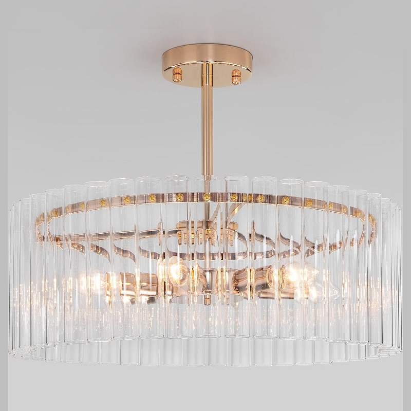 Люстра на штанге Bogate's Flamel 373/6 Smart золото 