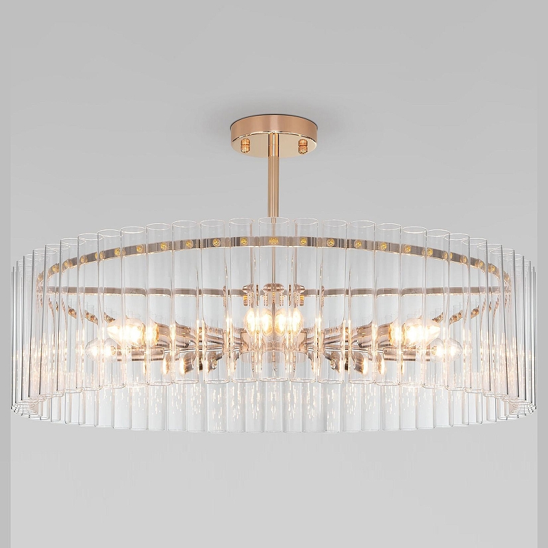 Люстра на штанге Bogate's Flamel 373/8 Smart золото 