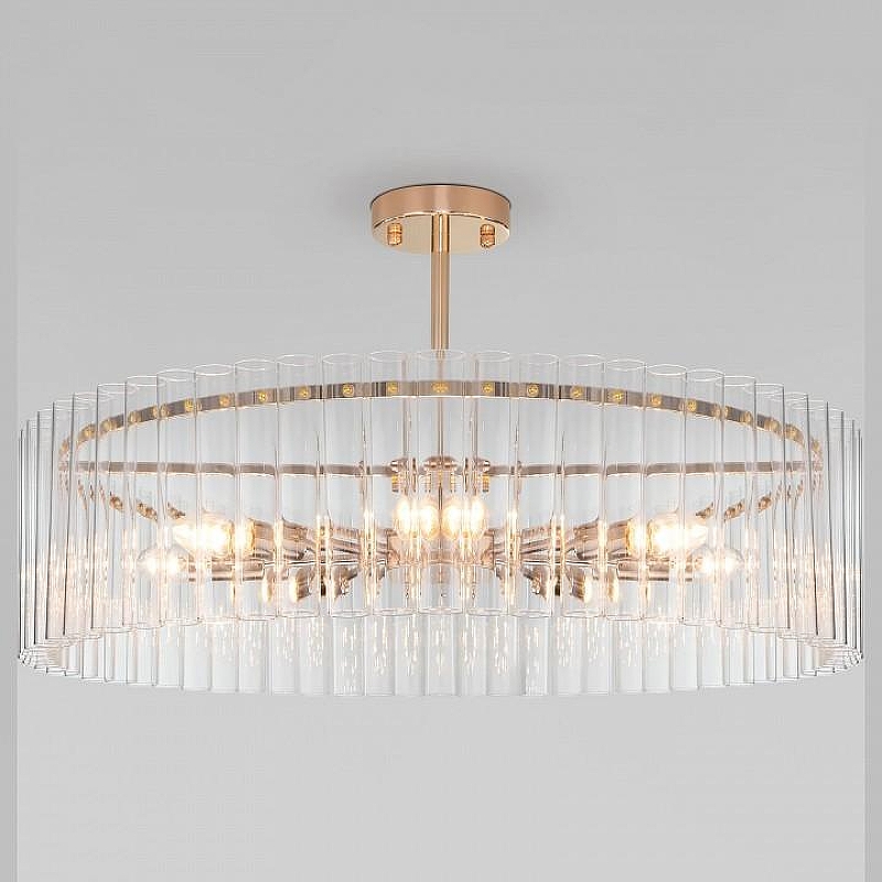 Люстра на штанге Bogate's Flamel 373/8 Smart золото 