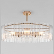 Люстра на штанге Bogate's Flamel 373/8 Smart золото цвет плафона/подвески Прозрачный, цвет арматуры Золото
