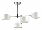 Люстра на штанге Lumion Ashley 3742/4C цвет плафона/подвески Белый, цвет арматуры Хром