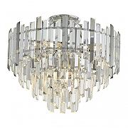 Люстра на штанге Arte Milano Sorrento-4409 374409/7/60/470 CR цвет плафона/подвески Светло-серый, Прозрачный, цвет арматуры Хром-6