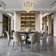 Люстра на штанге Arte Milano Sorrento-4409 374409/9/60/570 GD цвет плафона/подвески Светло-серый, Прозрачный, цвет арматуры Золото