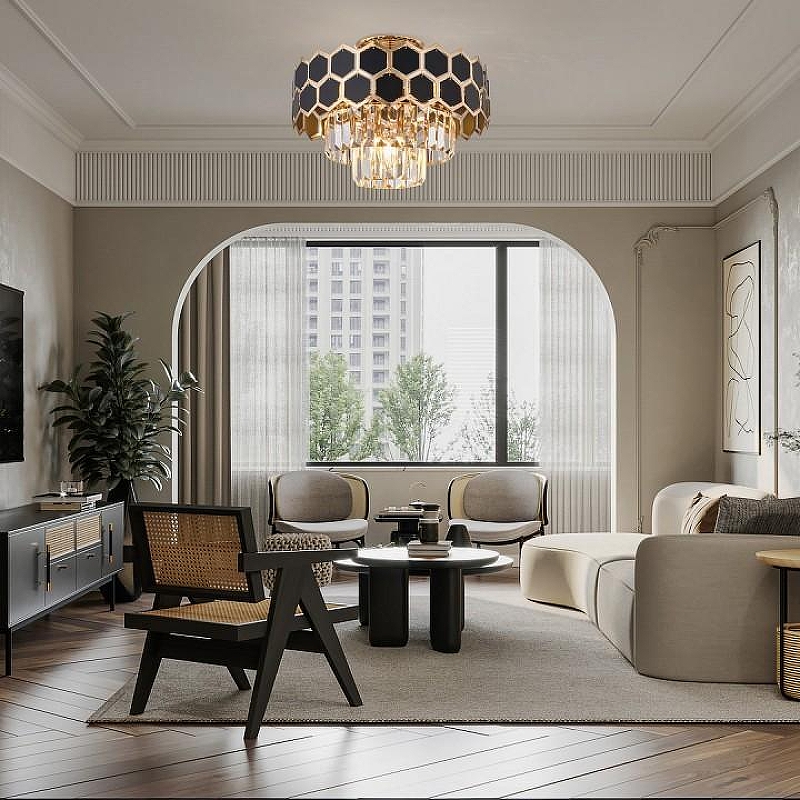 Люстра на штанге Arte Milano Sorrento-5009 375009/3+2/20/380 GD 