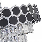 Люстра на штанге Arte Milano Sorrento-5009 375009/4+2/300/480 CR цвет плафона/подвески Прозрачный, Хром, цвет арматуры Хром-3