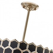 Люстра на штанге Arte Milano Sorrento-5009 375009/4+2/300/480 GD цвет плафона/подвески Прозрачный, Хром, цвет арматуры Золото-4