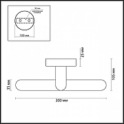 Подсветка для зеркал Lumion Akari 3762/10WL цвет плафона/подвески Хром, цвет арматуры Хром-1