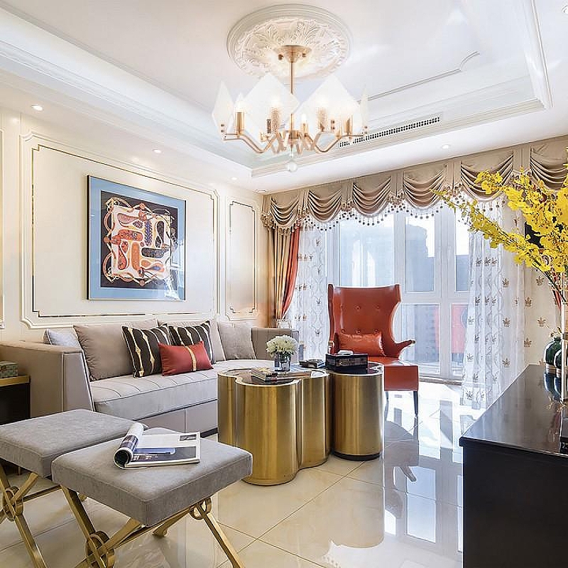 Люстра на штанге Arte Milano Sorrento-6309 376309/8/500 GD 