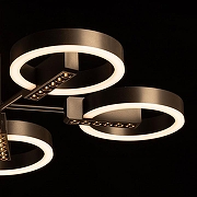 Люстра на штанге De City Драйв 13 377013905 цвет плафона/подвески Белый, Черный, цвет арматуры Черный-4