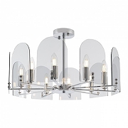 Люстра на штанге Arte Milano Sorrento-7309 377309/10/580 CR цвет плафона/подвески Светло-серый, цвет арматуры Хром-1