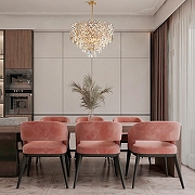 Люстра на штанге Arte Milano Sorrento-8019 378019/9/300/570 GD цвет золото