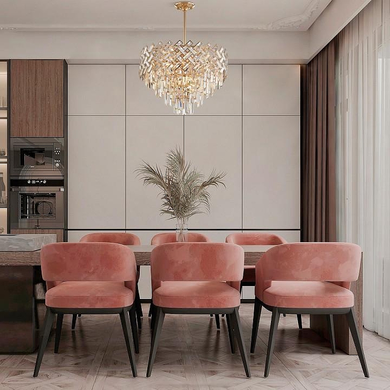 Люстра на штанге Arte Milano Sorrento-8019 378019/9/300/570 GD 