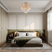 Люстра на штанге Arte Milano Sorrento-8019 378019/9/50/570 GD цвет плафона/подвески Прозрачный, цвет арматуры Золото