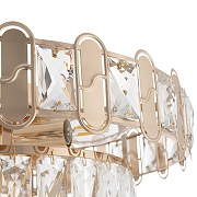 Люстра на штанге Arte Milano Sorrento-8109 378109/7/470 GD цвет плафона/подвески Прозрачный, цвет арматуры Золото-1