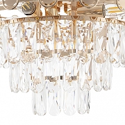 Люстра на штанге Arte Milano Sorrento-8109 378109/7/470 GD цвет плафона/подвески Прозрачный, цвет арматуры Золото-4