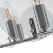 Люстра на штанге Arte Milano Sorrento-9309 379309/6/390 CR цвет плафона/подвески Светло-серый, цвет арматуры Хром-5