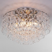 Люстра Bogate's Cappio 380/8 цвет плафона/подвески Прозрачный, цвет арматуры Никель