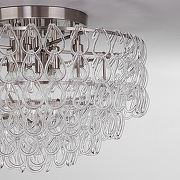 Люстра Bogate's Cappio 380/8 цвет плафона/подвески Прозрачный, цвет арматуры Никель-3