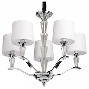 Люстра MW-Light Палермо 29 386018305 цвет плафона/подвески Белый, цвет арматуры Прозрачный, Хром