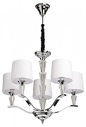 Люстра MW-Light Палермо 29 386018305 цвет плафона/подвески Белый, цвет арматуры Прозрачный, Хром-1