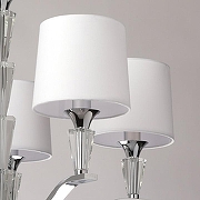 Люстра MW-Light Палермо 29 386018305 цвет плафона/подвески Белый, цвет арматуры Прозрачный, Хром-3