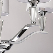 Люстра MW-Light Палермо 29 386018305 цвет плафона/подвески Белый, цвет арматуры Прозрачный, Хром-5