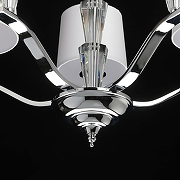 Люстра MW-Light Палермо 29 386018305 цвет плафона/подвески Белый, цвет арматуры Прозрачный, Хром-7