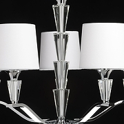 Люстра MW-Light Палермо 29 386018305 цвет плафона/подвески Белый, цвет арматуры Прозрачный, Хром-9