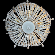 Люстра Imperiumloft Rh Anselme Wh1te Wood Large Chandel1er 40.1934-0 цвет плафона/подвески Белый, цвет арматуры Белый-3