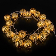 Гирлянда Супернить Eurosvet 400-003 400-003 золото/теплый белый с эффектом мерцания длина 2800 мм-1