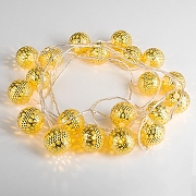 Гирлянда Супернить Eurosvet 400-003 400-003 золото/теплый белый с эффектом мерцания длина 2800 мм-2