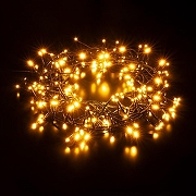 Гирлянда Нить Eurosvet Мишура 400-004 теплый белый длина 5000 мм