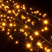 Гирлянда Нить Eurosvet Мишура 400-004 теплый белый длина 5000 мм-2