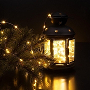 Гирлянда Супернить Eurosvet 400-009 400-009 теплый белый 10 м IP20 длина 10000 мм