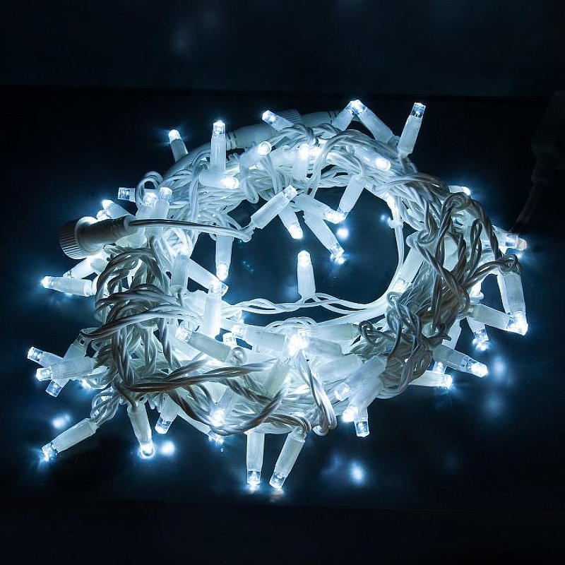 Гирлянда Нить Eurosvet 400-101 400-101 белый с эффектом мерцания 