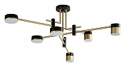 Люстра Favourite Modul 4013-6P цвет плафона/подвески Золото, Черный, цвет арматуры Золото, Черный
