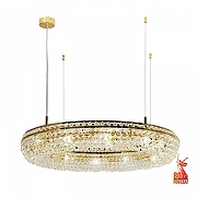 Люстра Favourite Monilibus 4015-12P цвет плафона/подвески Прозрачный, цвет арматуры Золото