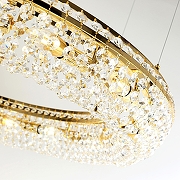 Люстра Favourite Monilibus 4015-15P цвет плафона/подвески Прозрачный, цвет арматуры Золото-5