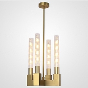 Люстра на штанге Imperiumloft RH CANELLE 40,1566 цвет плафона/подвески Прозрачный, цвет арматуры Латунь