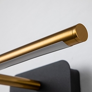 Подсветка для зеркал Favourite Insight 4016-1W цвет плафона/подвески Латунь, цвет арматуры Латунь, Черный-6