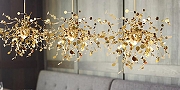 Люстра Imperiumloft Tezan1 Argent Gold 40.2059 цвет плафона/подвески Золото, цвет арматуры Золото-1