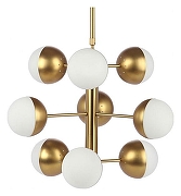 Люстра на штанге Imperiumloft Globe Cedar Moss 40,1668 цвет плафона/подвески Белый, Желтый, цвет арматуры Латунь