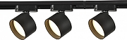 Трековый светильник Favourite Imago 4026-3U цвет плафона/подвески Черный, цвет арматуры Черный-1