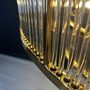 Люстра на штанге Imperiumloft RH Marais Round Chandelier D80 40,2668 цвет плафона/подвески Прозрачный, цвет арматуры Латунь-8